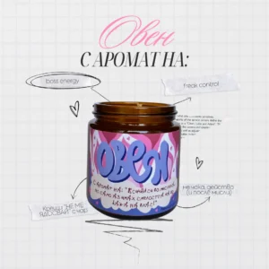 Ароматна свещ за зодия Овен